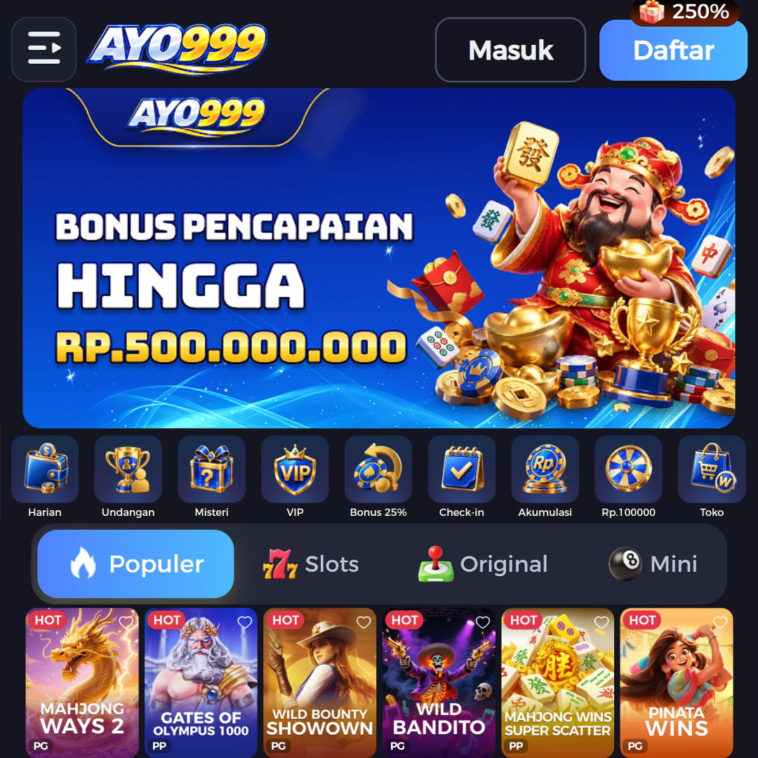 AYO999 - Situs Resmi Slot Online dari Berbagai Provider