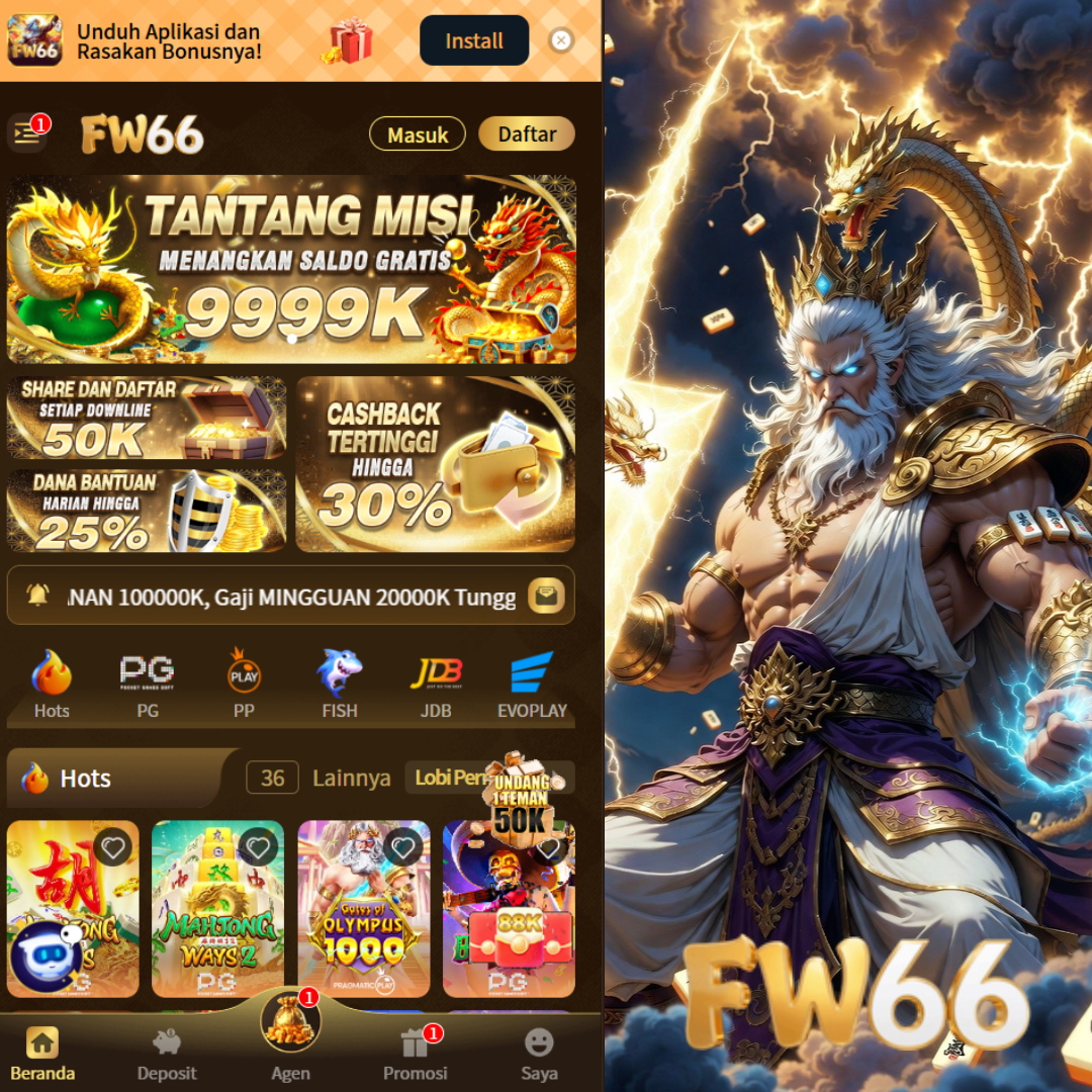 FW66 - Pilihan Game PG Soft untuk Penggemar Slot Online