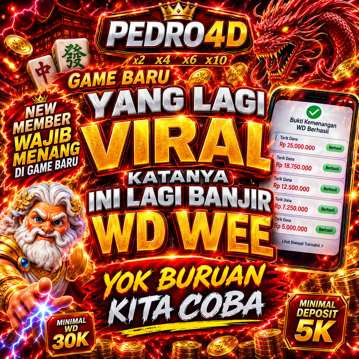 PEDRO4D - Platform Game Online dengan Beragam Pilihan Permainan Seru